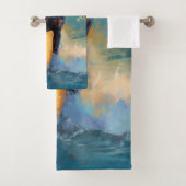 Bluetick Coonhound Beach Surfmalerei Badhandtuch Set (Insitu)