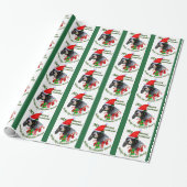 Bluetick Coonhound Christmas Geschenkpapier (Ungerollt)