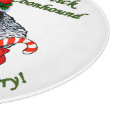 Bluetick Coonhound Christmas Schneidebrett (Ecke)