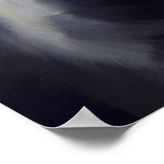 Bluetick Coonhound Dog Poster (Ecke)