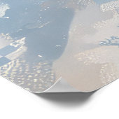 Bluetick Coonhound Dog Riding Motorrad Weihnachten Poster (Ecke)