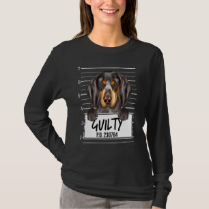 Bluetick Coonhound-Foto Verurteilter Hund T-Shirt