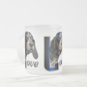 Bluetick Coonhound Geschenke Mattglastasse (Vorderseite Links)