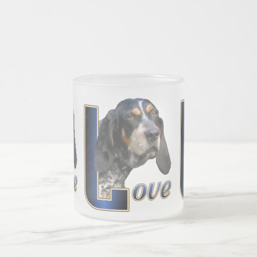 Bluetick Coonhound Geschenke Mattglastasse (Mittel)
