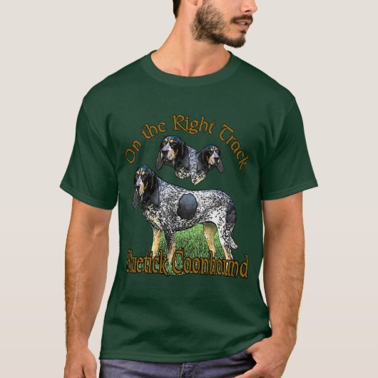 Bluetick Coonhound Geschenke T-Shirt (Vorderseite)