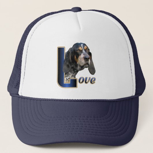 Bluetick Coonhound Geschenke Truckerkappe (Vorderseite)