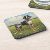 Bluetick Coonhound Getränkeuntersetzer (Linke Seite)