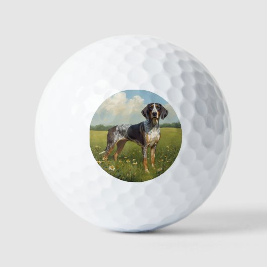 Bluetick Coonhound Golfball (Vorderseite)