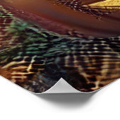 Bluetick Coonhound Halloween Spooky Poster (Ecke)