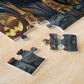 Bluetick Coonhound Halloween Spooky Puzzle (Seite)