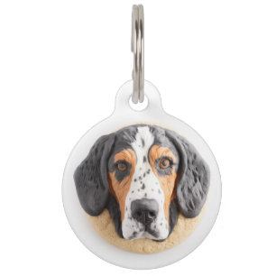 Bluetick Coonhound Hund 3D Inspiriert Haustiermarke