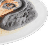 Bluetick Coonhound Hund 3D Inspiriert Schneidebrett (Ecke)