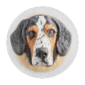 Bluetick Coonhound Hund 3D Inspiriert Schneidebrett (Vorderseite)