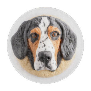 Bluetick Coonhound Hund 3D Inspiriert Schneidebrett