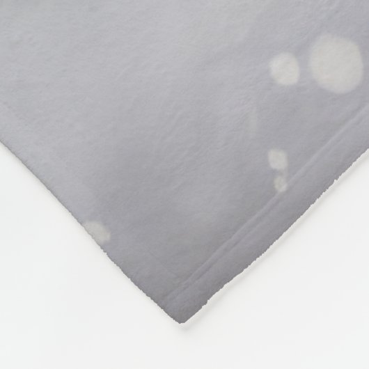 Bluetick Coonhound Hund im Schnee Weihnachten Fleecedecke (Ecke)