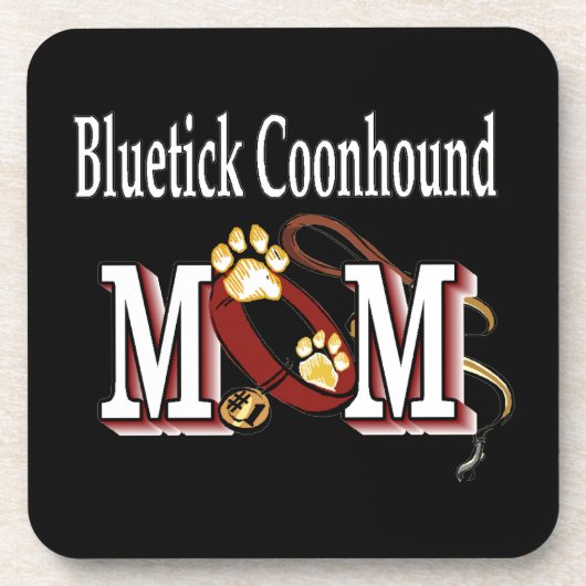 Bluetick Coonhound Hund MAMA Untersetzer (Vorderseite)