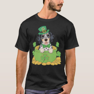 Bluetick Coonhound Hund St. Patricku2019s Tag Sham T-Shirt