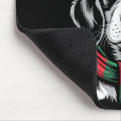 Bluetick Coonhound Hund Weihnachtsmannmütze F Chri Mousepad (Ecke)