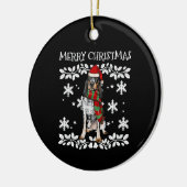 Bluetick Coonhound Hund Weihnachtsschmuck Weihnach (Links)