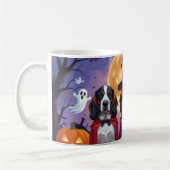 Bluetick Coonhound Hunde Pumpkin Halloween Funny Kaffeetasse (Links)