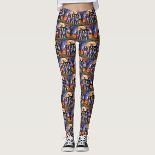 Bluetick Coonhound Hunde Pumpkin Halloween Funny Leggings