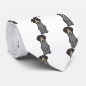 Bluetick Coonhound-HundeCartoon Krawatte (Gerollt)