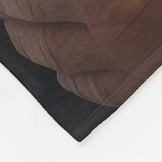 Bluetick Coonhound mit Weihnachten des Weihnachtsm Fleecedecke (Ecke)