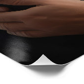 Bluetick Coonhound mit Weihnachten des Weihnachtsm Poster (Ecke)