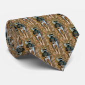 Bluetick Coonhound Necktie Krawatte (Gerollt)