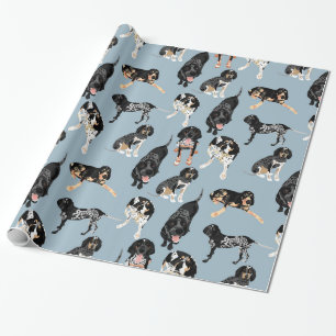 Bluetick Coonhound-Packpapier Geschenkpapier