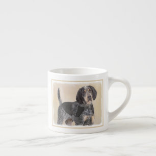 Bluetick Coonhound Painting - Niedlich Original Hu Espressotasse