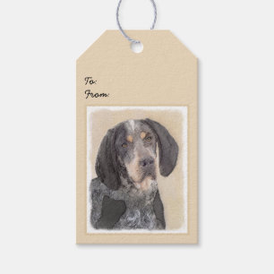 Bluetick Coonhound Painting - Niedlich Original Hu Geschenkanhänger