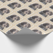 Bluetick Coonhound Painting - Niedlich Original Hu Geschenkpapier (Ecke)