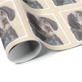 Bluetick Coonhound Painting - Niedlich Original Hu Geschenkpapier (Rolleneckpunkt)