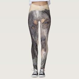 Bluetick Coonhound Painting - Niedlich Original Hu Leggings