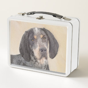 Bluetick Coonhound Painting - Niedlich Original Hu Metall Brotdose