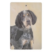 Bluetick Coonhound Painting - Niedlich Original Hu Mini Klemmbrett (Rückseite)