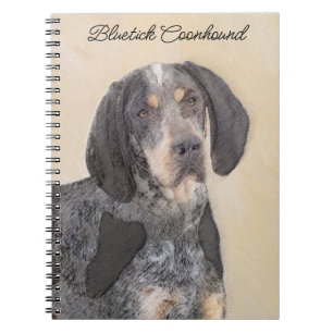 Bluetick Coonhound Painting - Niedlich Original Hu Notizblock