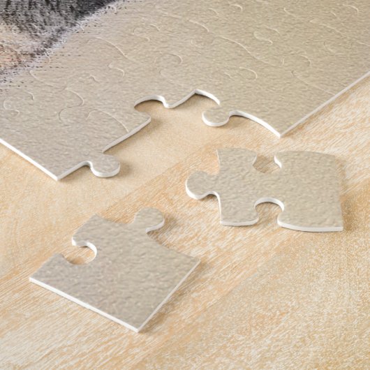 Bluetick Coonhound Painting - Niedlich Original Hu Puzzle (Seite)