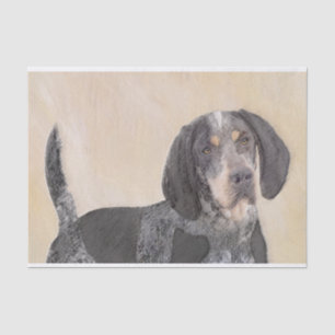 Bluetick Coonhound Painting - Niedlich Original Hu Seidenpapier