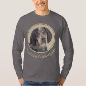 Bluetick Coonhound Painting - Niedlich Original Hu T-Shirt (Vorderseite)