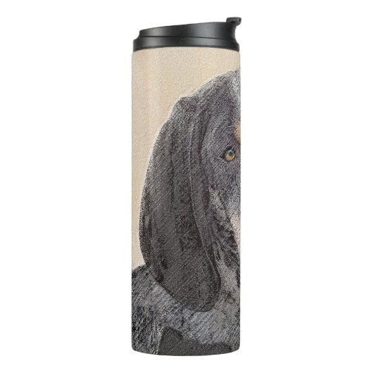 Bluetick Coonhound Painting - Niedlich Original Hu Thermosbecher (Nach links gedreht)