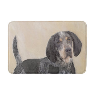 Bluetick Coonhound Painting - Niedliche Original H Badematte