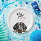 Bluetick Coonhound Pappteller (Party)