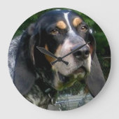 Bluetick Coonhound.png Große Wanduhr (Vorderseite)