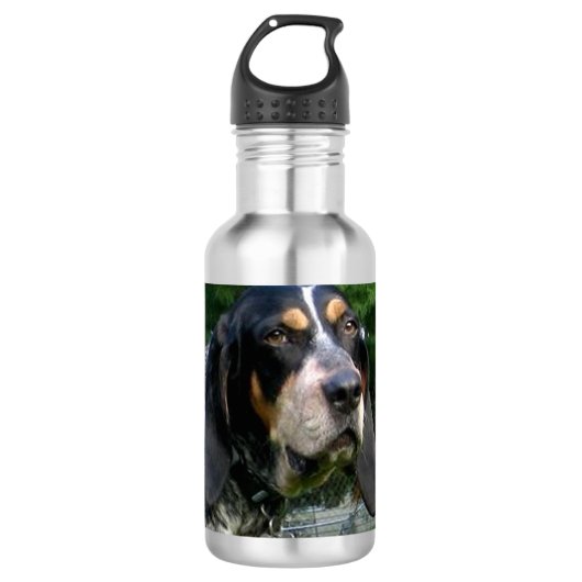 Bluetick Coonhound.png Trinkflasche (Vorderseite)