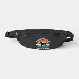 Bluetick Coonhound Retro Sonnenuntergang Hund Bauchtasche