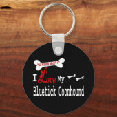 Bluetick Coonhound Schlüsselanhänger (Vorderseite)