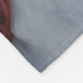 Bluetick Coonhound Snowy Sleigh Weihnachtsdekor Fleecedecke (Ecke)