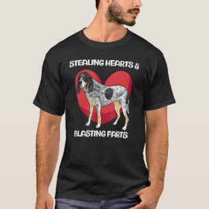 Bluetick Coonhound stiehlt Herzen und furzt T-Shirt